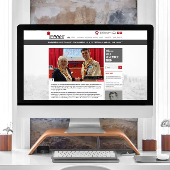 War Memorial Trust Website Design